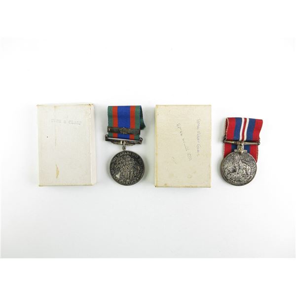 WWII CANADIAN / BRITISH MEDALS LOT