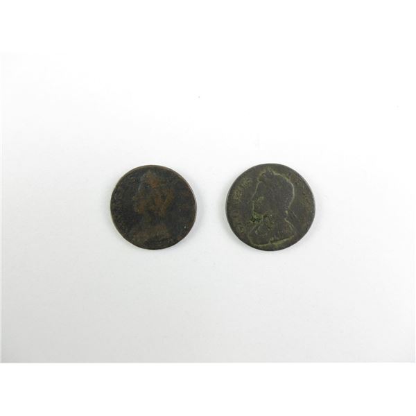 1700'S BRITISH FARTHING COIN LOT