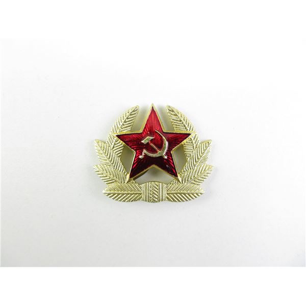 RUSSIAN MILITARY CAP BADGE