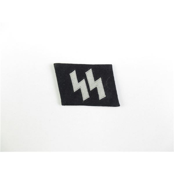 WWII GERMAN MILITARY SS COLLAR TAB