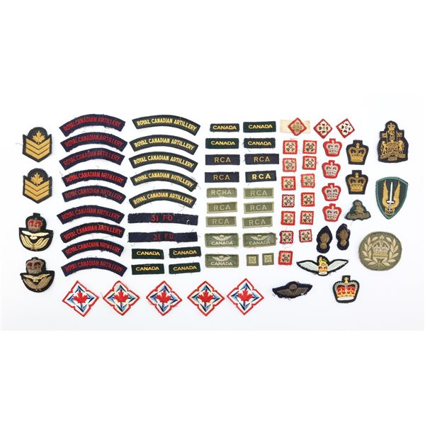 ASSORTED CANADIAN MILITARY BADGE LOT