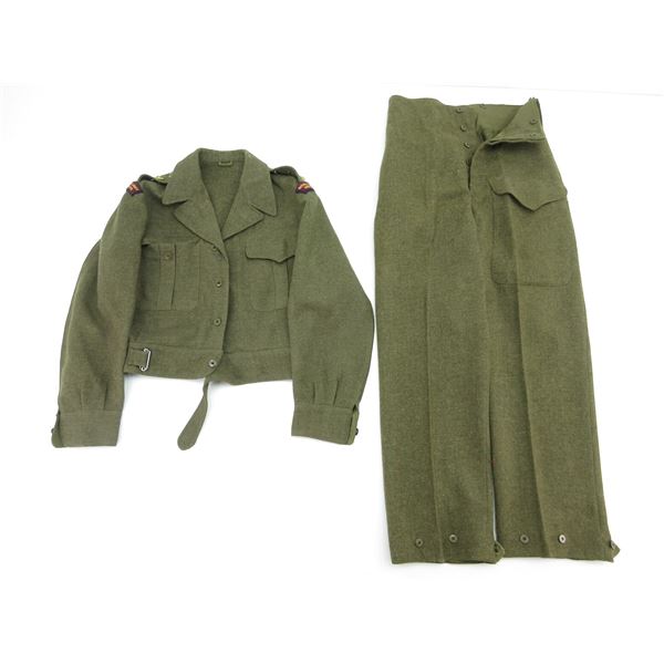 POST-WWII RCAMC BATTLE DRESS LOT