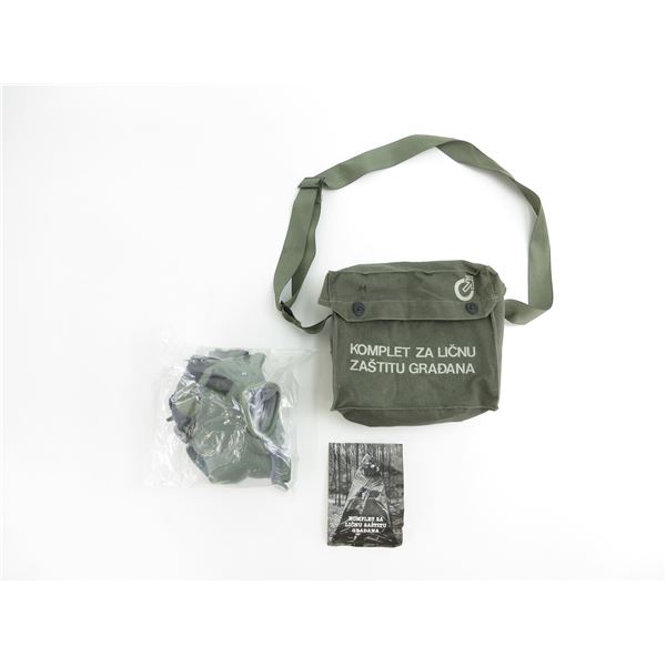 YUGOSLAVIAN M1 GAS MASK KIT