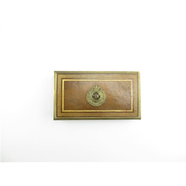 ROYAL CANADIAN ENGINEERS CIGARETTE BOX
