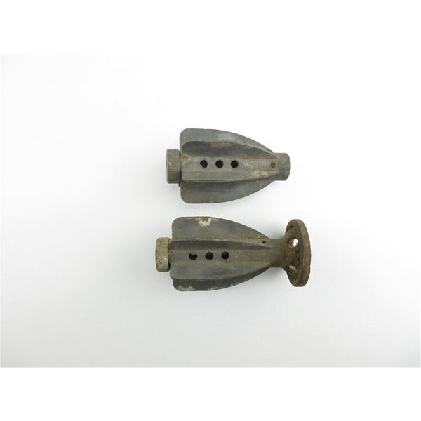 WWII BRITISH 2" MORTAR TAIL FINS