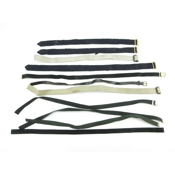 ASSORTED MILITARY BELT LOT