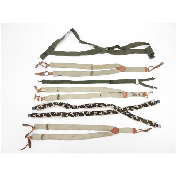 ASSORTED MILITARY SUSPENDERS LOT