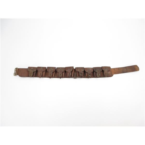 WWI CANADIAN .303 LEATHER BANDOLIER