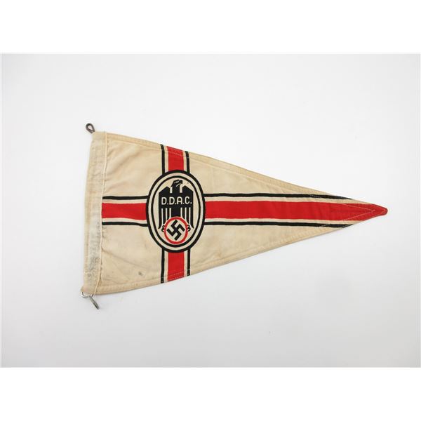 WWII GERMAN DDAC CAR PENNANT