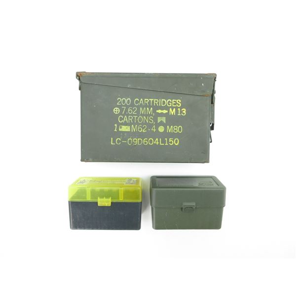 METAL AMMO TIN ETC. LOT