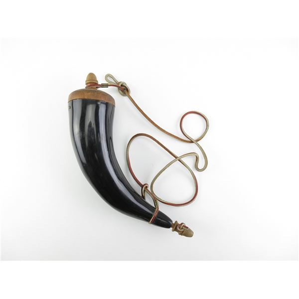 BLACK POWDER HORN