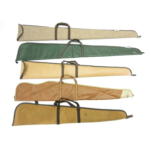 ASSORTED SOFT PADDED RIFLE CASES LOT