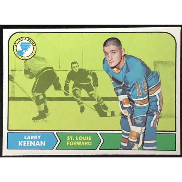 1968-69 O-PEE-CHEE LARRY KEENAN ROOKIE CARD