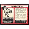 Image 2 : 1968-89 O-PEE-CHEE TOM WILLIAMS
