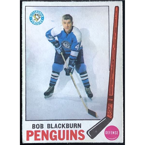 1969-70 O-PEE-CHEE BOB BLACKBURN ROOKIE CARD