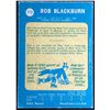 Image 2 : 1969-70 O-PEE-CHEE BOB BLACKBURN ROOKIE CARD