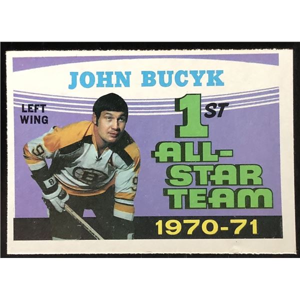 1971-72 O-PEE-CHEE JOHN BUCYK (HOF)