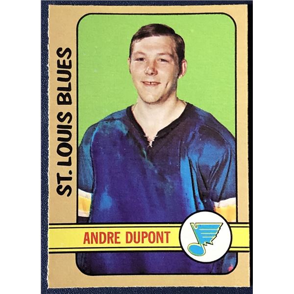 1972-73 O-PEE-CHEE ANDRE DUPONT ROOKIE CARD