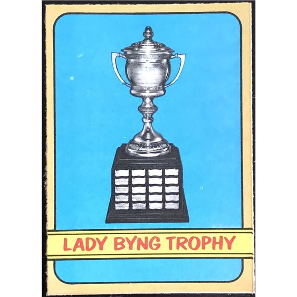 1972-73 O-PEE-CHEE LADY BYNG TROPHY
