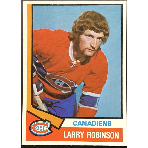 1974-75 O-PEE-CHEE LARRY ROBINSON (HOF)