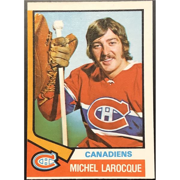 1974-75 O-PEE-CHEE MICHEL LAROCQUE ROOKIE CARD