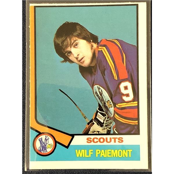 1974-75 O-PEE-CHEE WILF PAIEMENT ROOKIE CARD