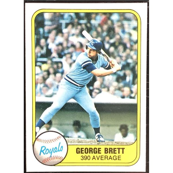 1981 FLEER GEORGE BRETT (HOF)