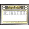 Image 2 : 1981 FLEER HAROLD BAINES (HOF) ROOKIE CARD