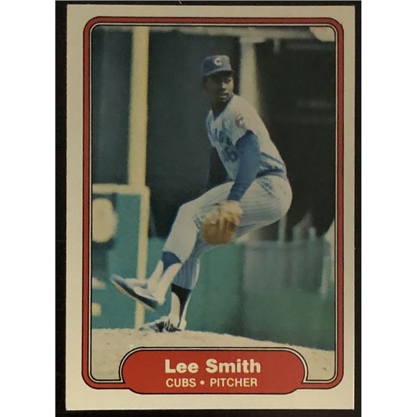 1982 FLEER LEE SMITH (HOF) ROOKIE CARD - ERROR CARD