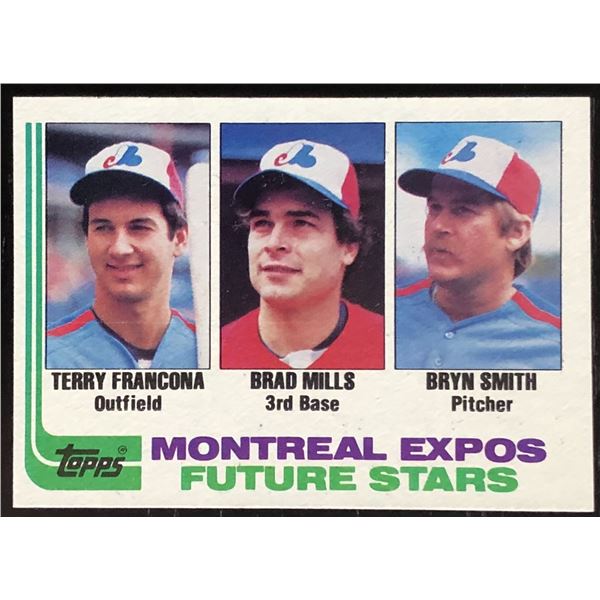 1982 TOPPS TERRY FRANCONA ROOKIE CARD