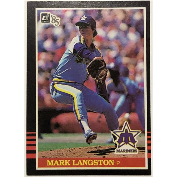 1985 DONRUSS MARK LANGSTON ROOKIE CARD