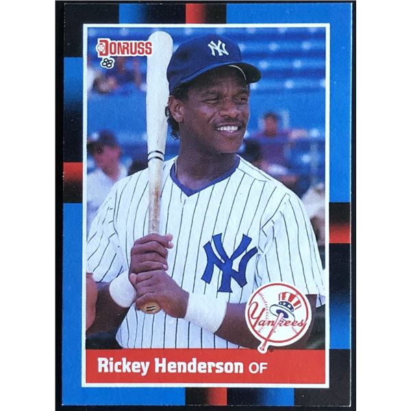 1988 DONRUSS RICKEY HENDERSON (HOF)