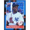 Image 1 : 1988 DONRUSS RICKEY HENDERSON (HOF)