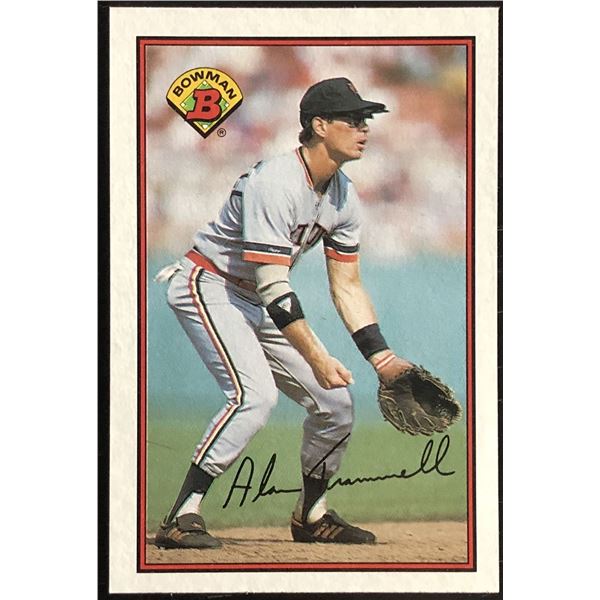 1989 BOWMAN ALAN TRAMMELL (HOF)