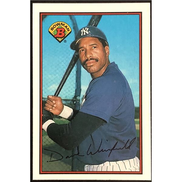 1989 BOWMAN DAVE WINFIELD (HOF)