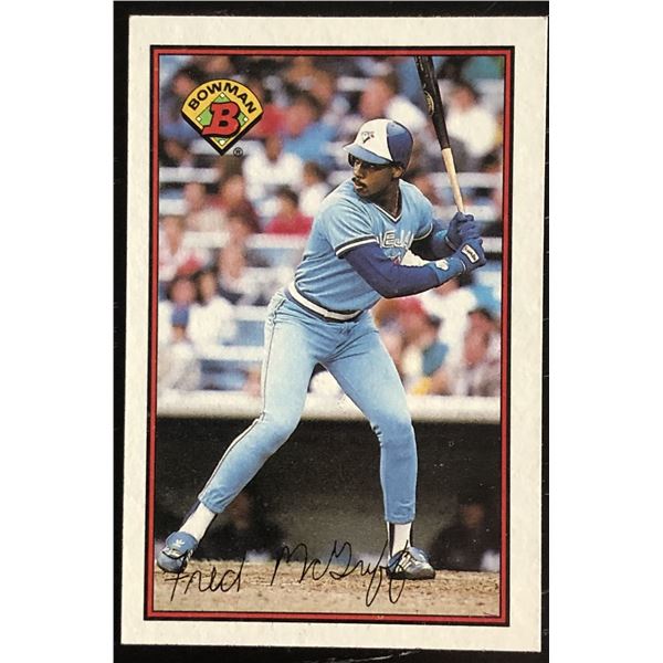 1989 BOWMAN FRED McGRIFF (HOF)