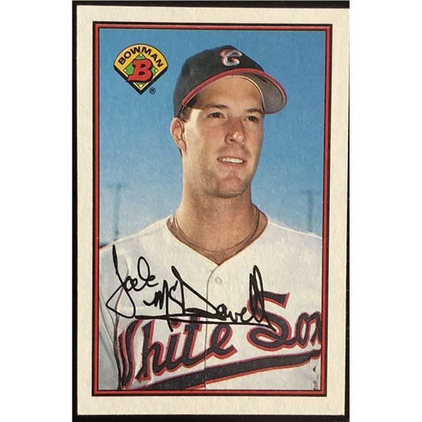 1989 BOWMAN JACK McDOWELL ROOKIE CARD