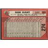 Image 2 : 1989 BOWMAN RON GANT ROOKIE CARD