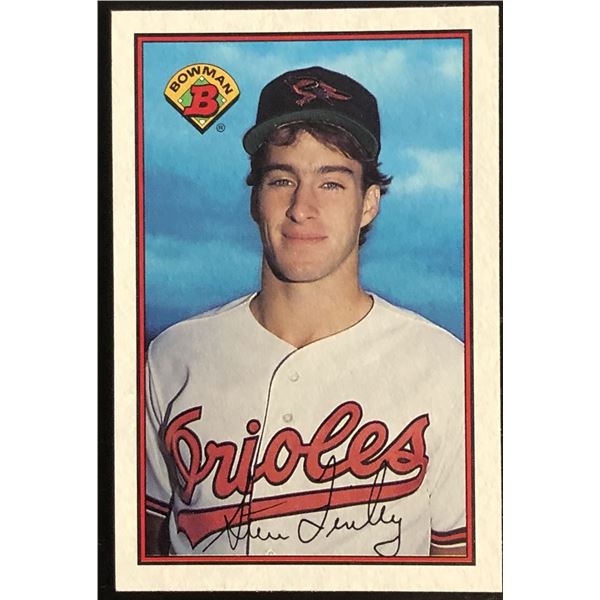 1989 BOWMAN STEVE FINLEY ROOKIE CARD