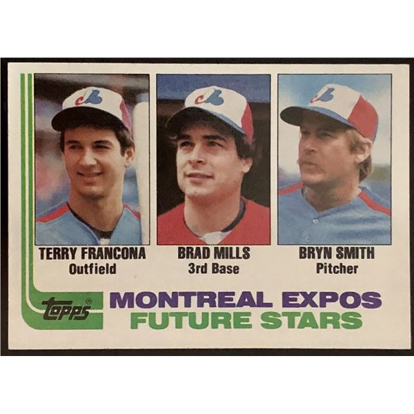 1982 TOPPS TERRY FRANCONA ROOKIE CARD