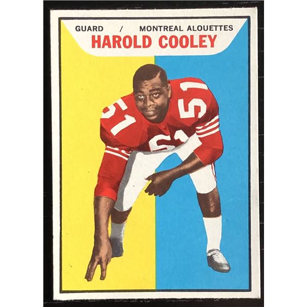 1965 TOPPS HAROLD COOLEY ROOKIE CARD