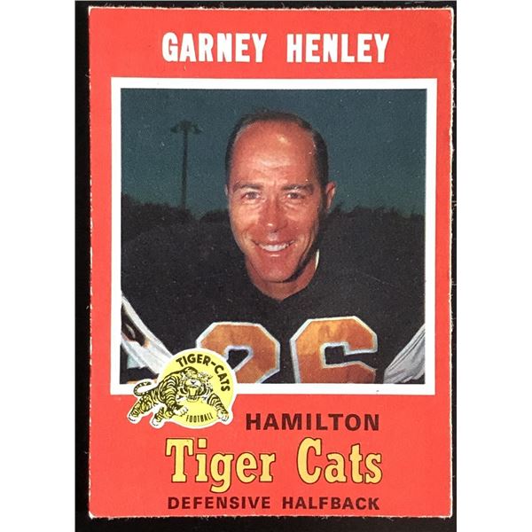 1971 O-PEE-CHEE GARNEY HENLEY (HOF)