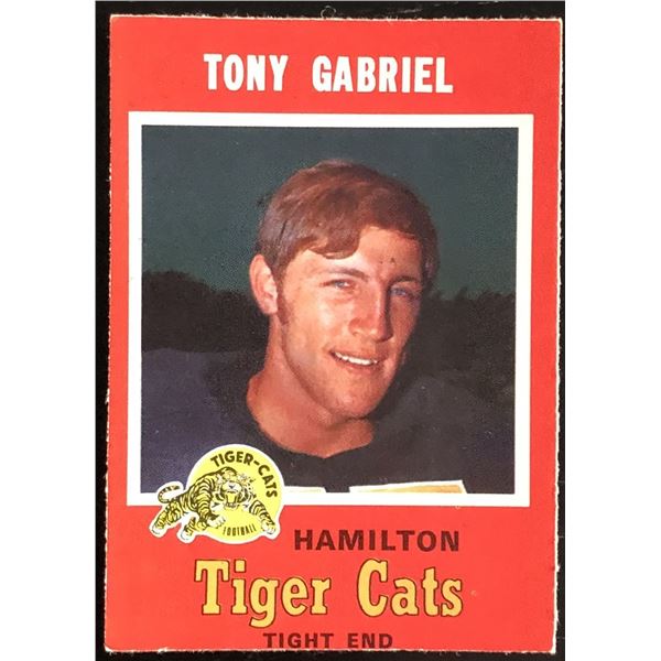 1971 O-PEE-CHEE TONY GABRIEL (HOF)