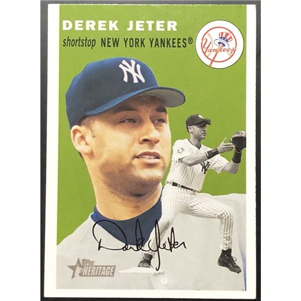 2003 TOPPS HERITAGE DEREK JETER (HOF)