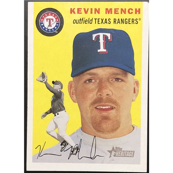 2003 TOPPS HERITAGE KEVIN MENCH ROOKIE CARD