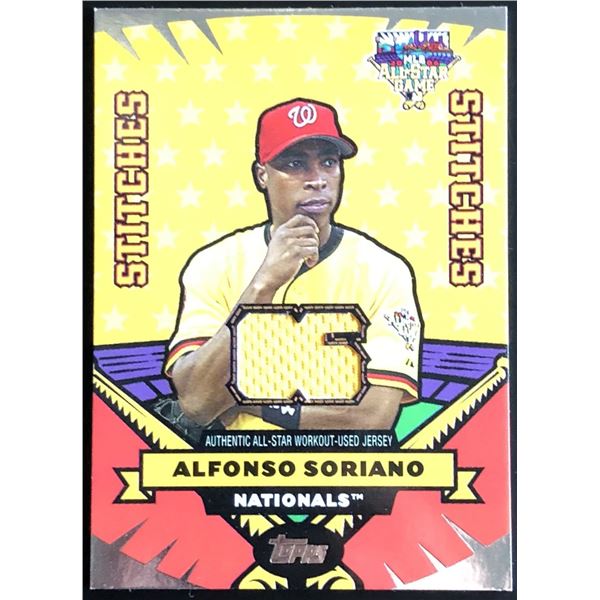 2006 TOPPS USED JERSEY ALFONSO SORIANO