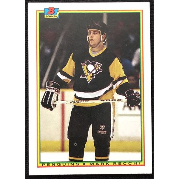1990-91 BOWMAN MARK RECCHI (HOF) ROOKIE CARD