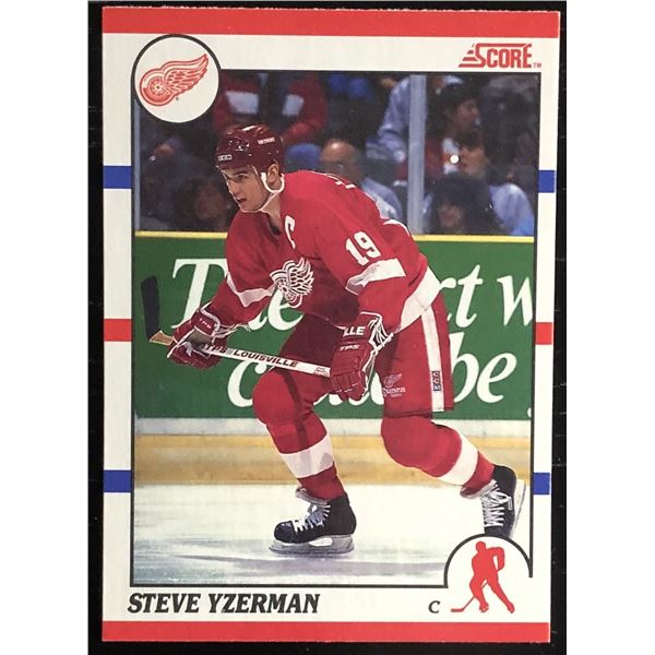 1990-91 SCORE STEVE YZERMAN (HOF)