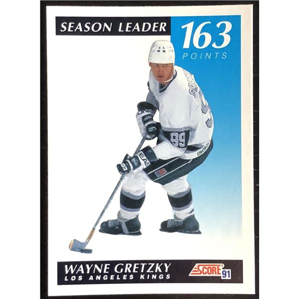 1991-92 SCORE WAYNE GRETZKY (HOF)