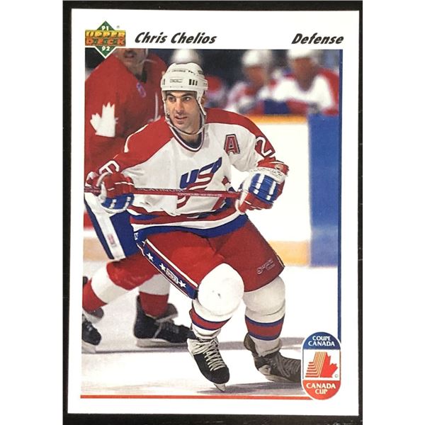 1991-92 UPPER DECK CHRIS CHELIOS (HOF)